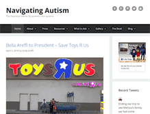 Tablet Screenshot of navautism.com